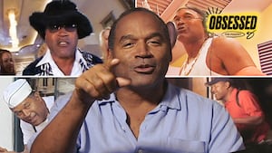 A photo illustration of OJ Simpson and screengrabs from Juiced 2006.