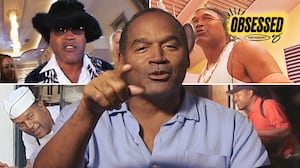 A photo illustration of OJ Simpson and screengrabs from Juiced 2006.