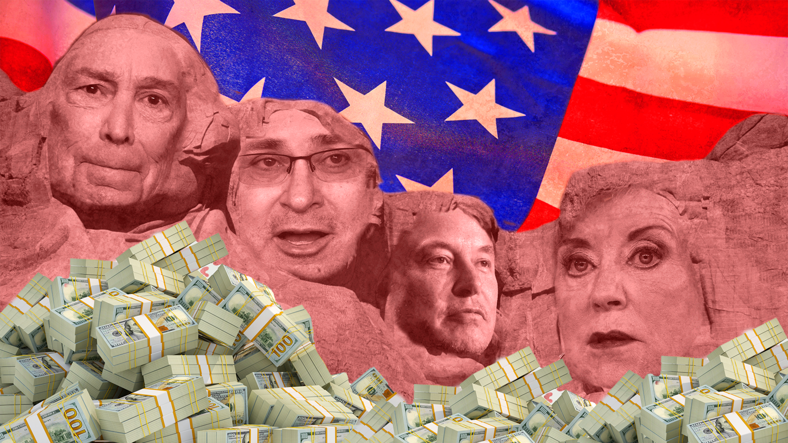 Mike Bloomberg/Reid Hoffman/Elon Musk/Linda McMahon