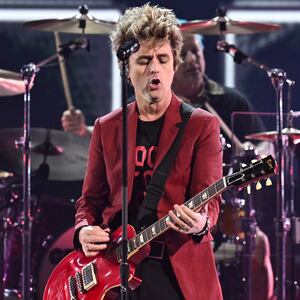 Billie Joe Armstrong of Green Day performs in this image released on October 6, 2024, at the American Music Awards 50th Anniversary Special in Los Angeles, California. (Photo by Michael Buckner/Penske Media via Getty Images)