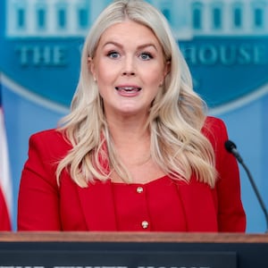 White House Press Secretary Karoline Leavitt holds a press briefing at the White House in Washington, D.C., U.S., July 23, 2026.