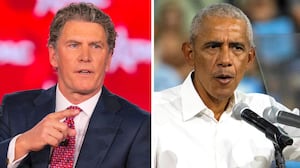 Bo French and Barack Obama.