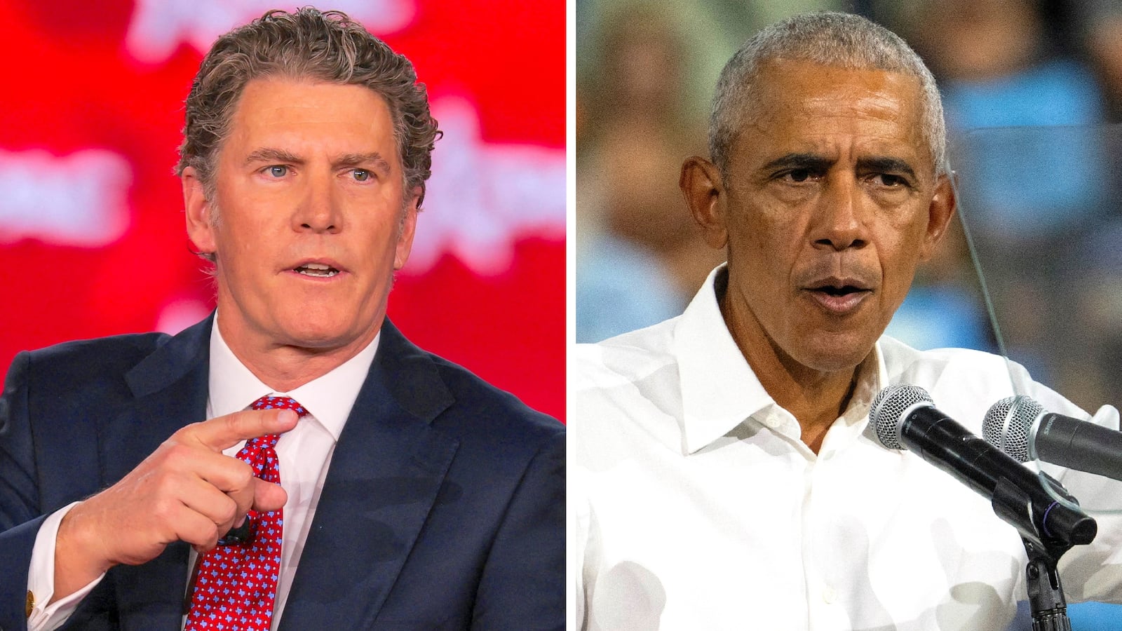 Bo French and Barack Obama.