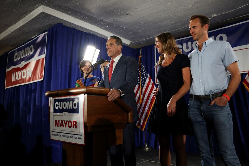 Cuomo lost the Democratic primary for mayor of New York, but is now running as an independent.