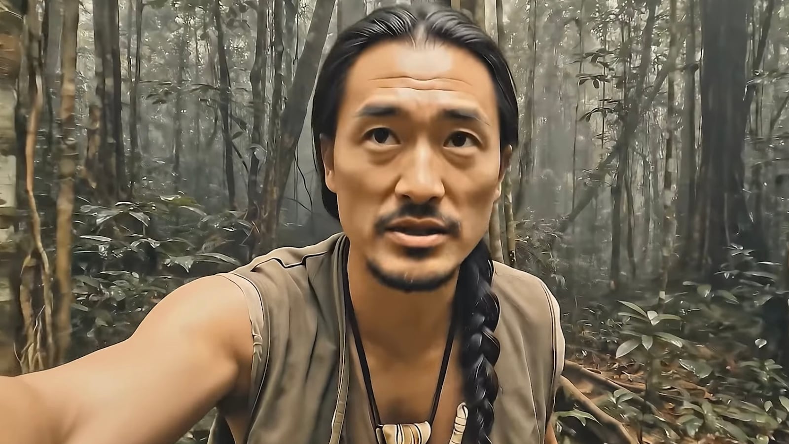 A screenshot from the AI-generated reality show, Non Player Combat