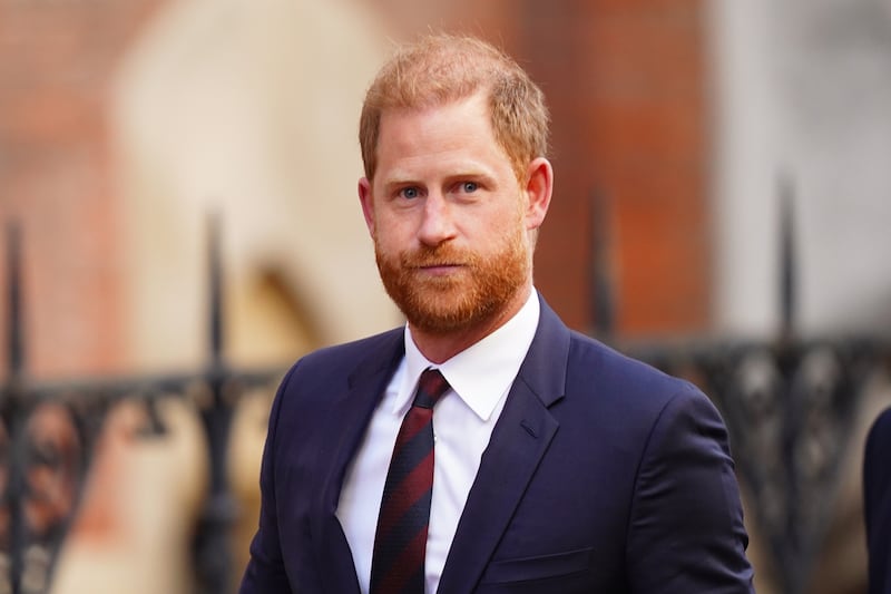 Prince Harry, the Duke of Sussex.