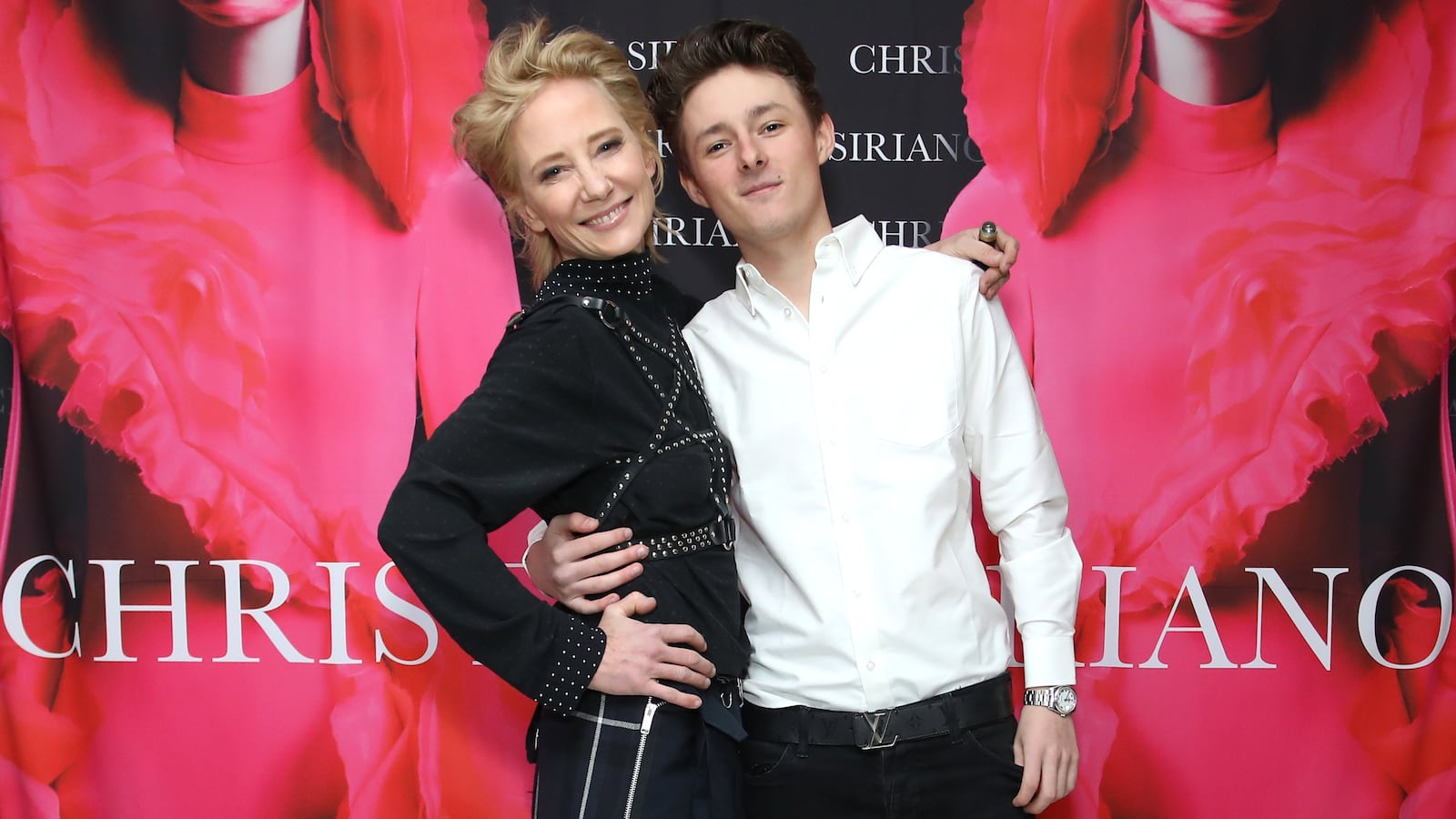 WEST HOLLYWOOD, CALIFORNIA - NOVEMBER 19: Anne Heche and Homer Laffoon attend the celebration launch of Christian Siriano's new book 'Dresses to Dream About' at The London West Hollywood at Beverly Hills on November 19, 2021 in West Hollywood, California. (Photo by Rachel Murray/Getty Images for Christian Siriano)