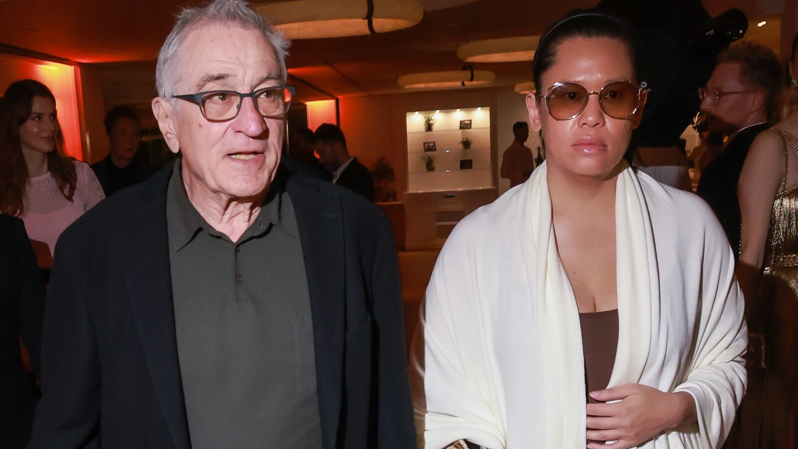 Robert De Niro and Tiffany Chen attend the Cannes Film Festival