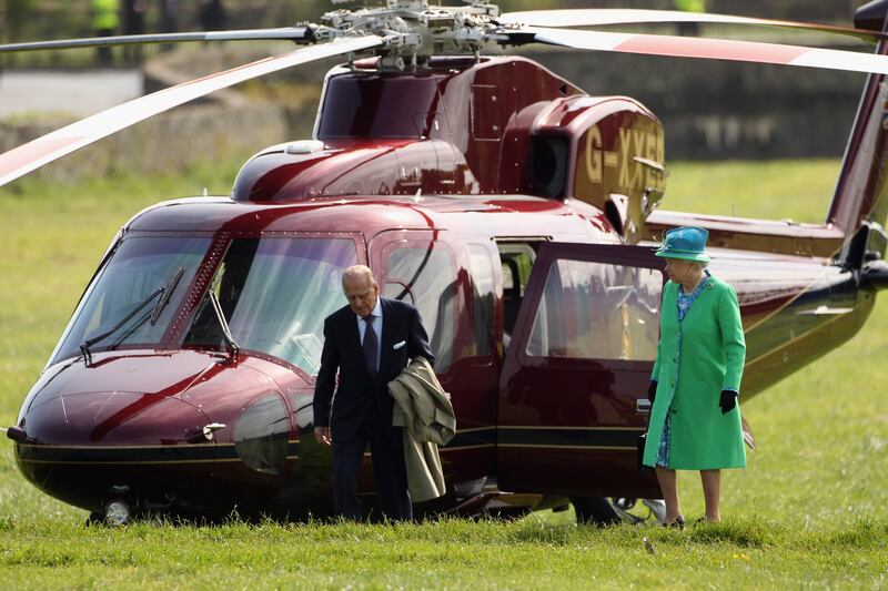 Queen Elizabeth II was known to be a fan of helicopter travel.