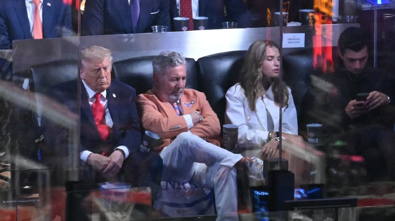 Trump at Game 3