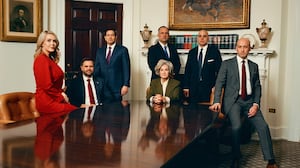 Vanity Fair's cover photo of the Trump administration officials
