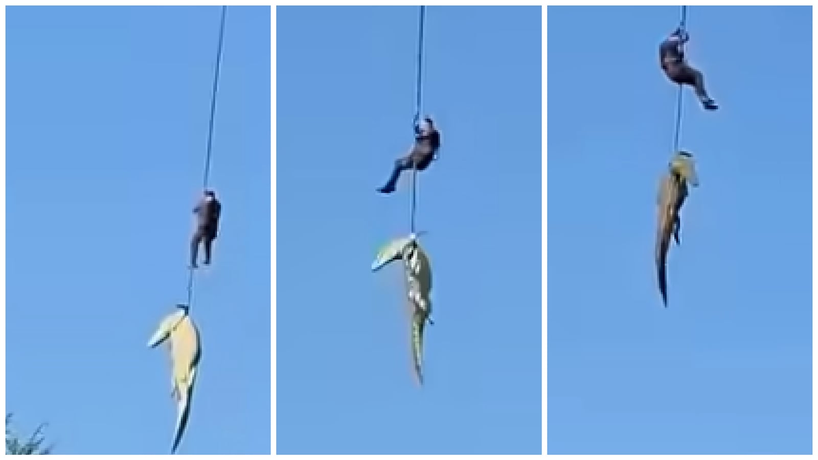 South African Police Service - croc airlift