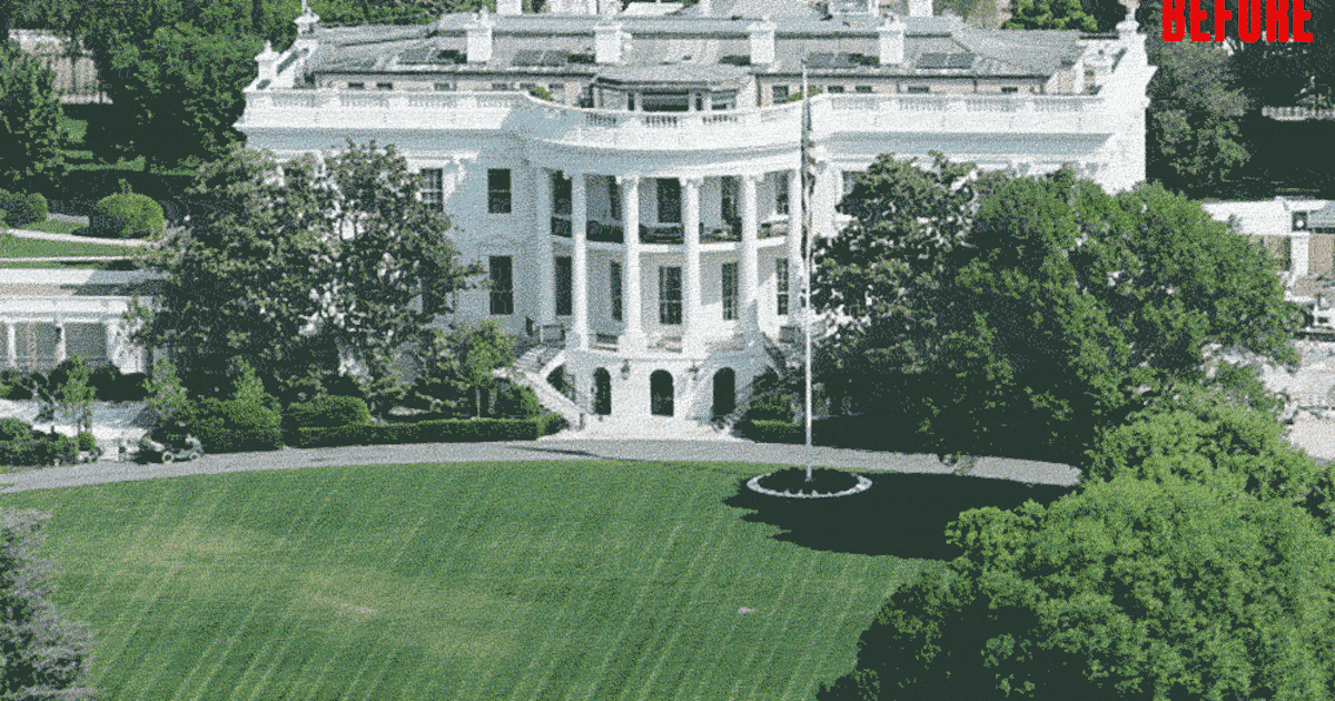 Trump's Unreal Destruction of White House Lawn Exposed