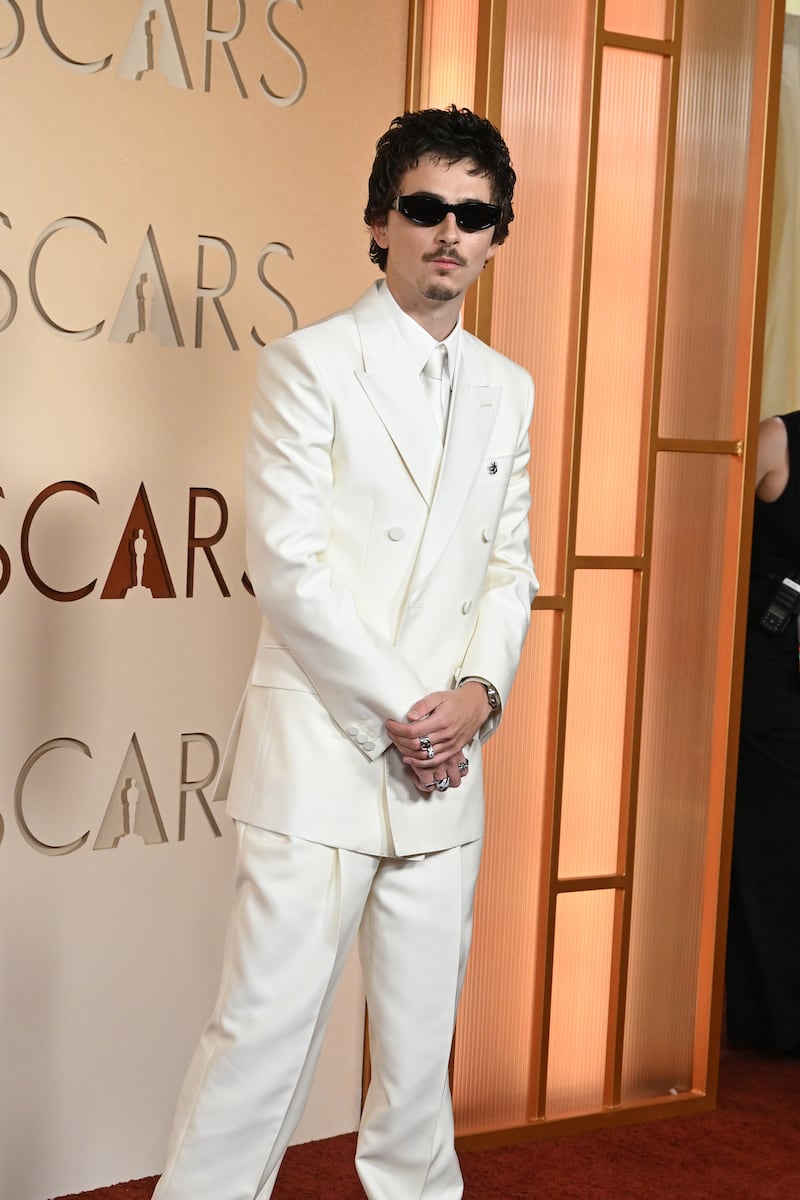 Timothée Chalamet at the 98th Annual Oscars held at Dolby Theatre on March 15, 2026 in Hollywood, California.