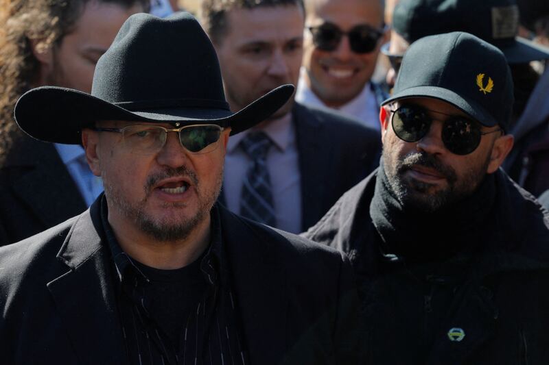 Stewart Rhodes and Enrique Tarrio both called for Trump to pardon Lamond.