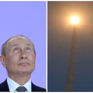 Putin, Rocket, Trump