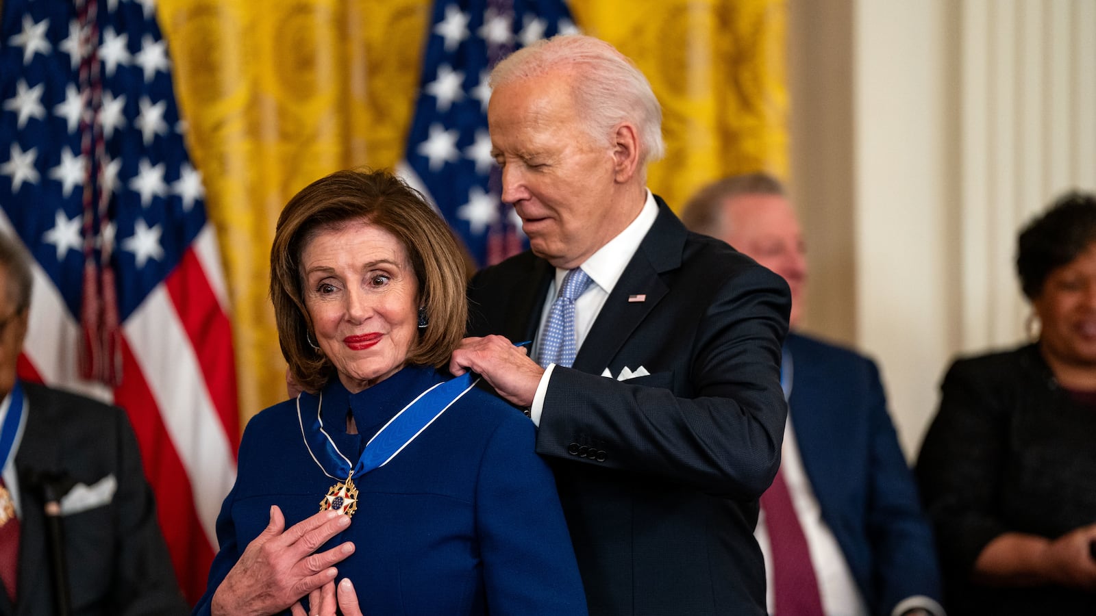Nancy Pelosi says Joe Biden still hasn’t spoken to her since she pressured him to drop out of the election race.