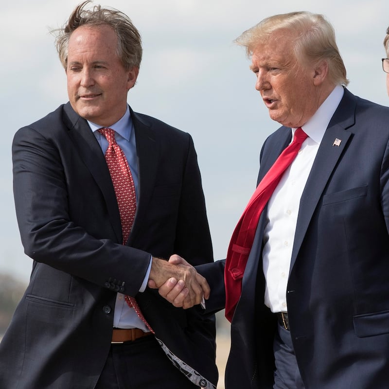 President Donald Trump is set to campaign for embattled Texas Attorney General Ken Paxton.