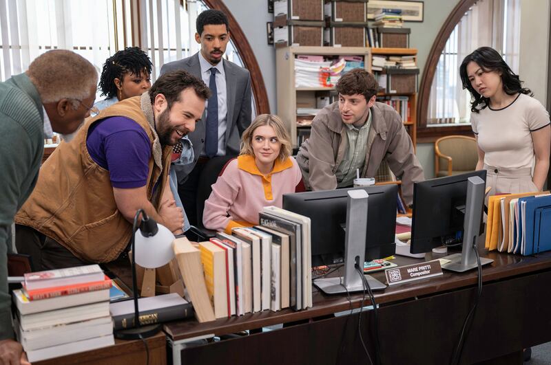 Duane R. Shepard as Barry, Gbemisola Ikumelo as Adelola, Eric Rahill as Travis, Melvin Gregg as Detrick, Chelsea Frei as Mare, Alex Edelman as Adam, and Ramona Young as Nicole.