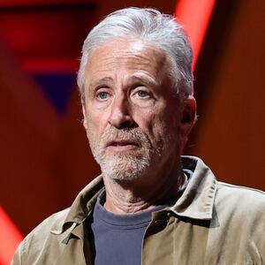 NEW YORK, NEW YORK - NOVEMBER 10: Jon Stewart speaks onstage during the 19th Annual Stand Up For Heroes Benefit Presented By Bob Woodruff Foundation And New York Comedy Festival at David Geffen Hall on November 10, 2025 in New York City. (Photo by Jamie McCarthy/Getty Images for Bob Woodruff Foundation)