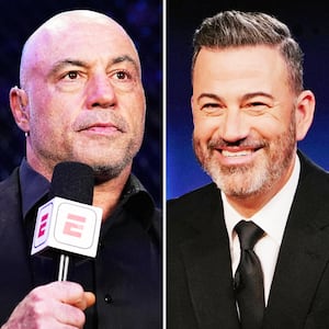 Joe Rogan and Jimmy Kimmel.