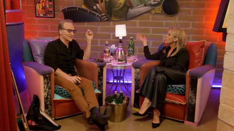 Cheryl Hines and Bill Maher on "Club Random"