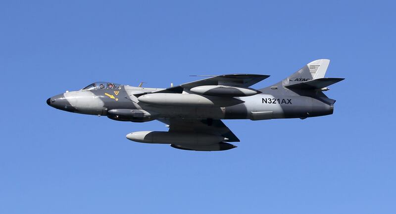 The Hawker Hunter fighter jet that the Southwest plane avoid was one of several in the area, a source told ABC News.