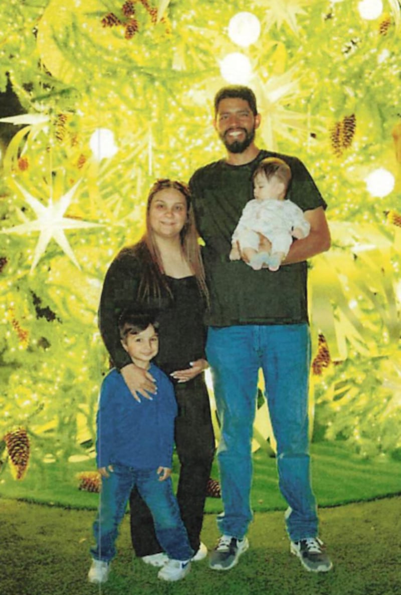 Juan Chavez Velasco and his family