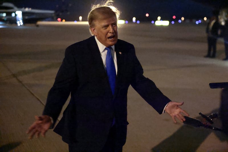 Donald Trump at LAX