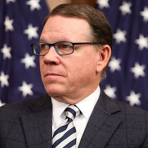 Committee on Transportation and Infrastructure Chair Sam Graves (R-MO) attends a press conference, weeks into the continuing U.S. government shutdown on Capitol Hill in Washington, D.C., U.S., October 23, 2025. REUTERS/Kylie Cooper