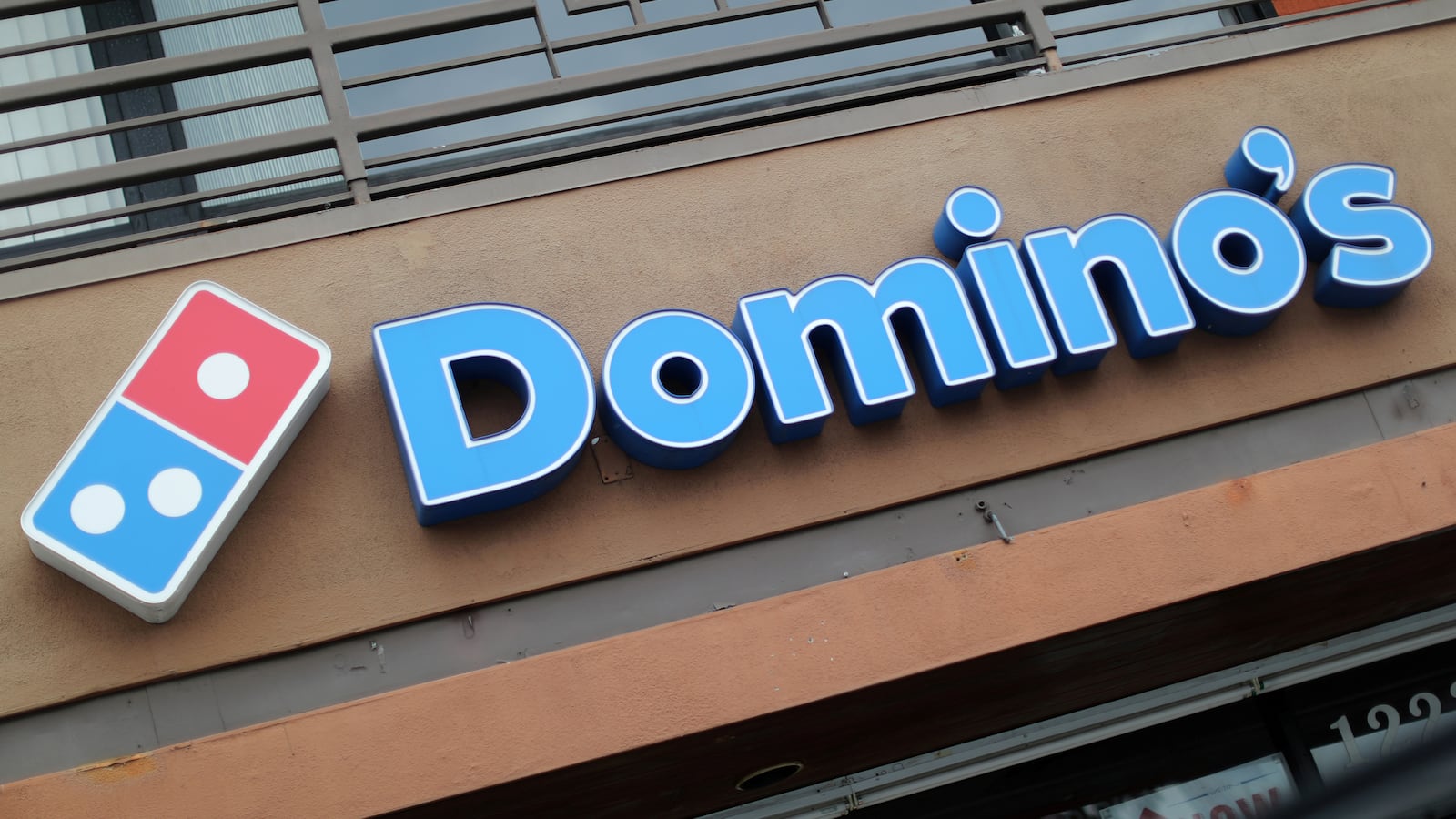 A Domino's Pizza restaurant.