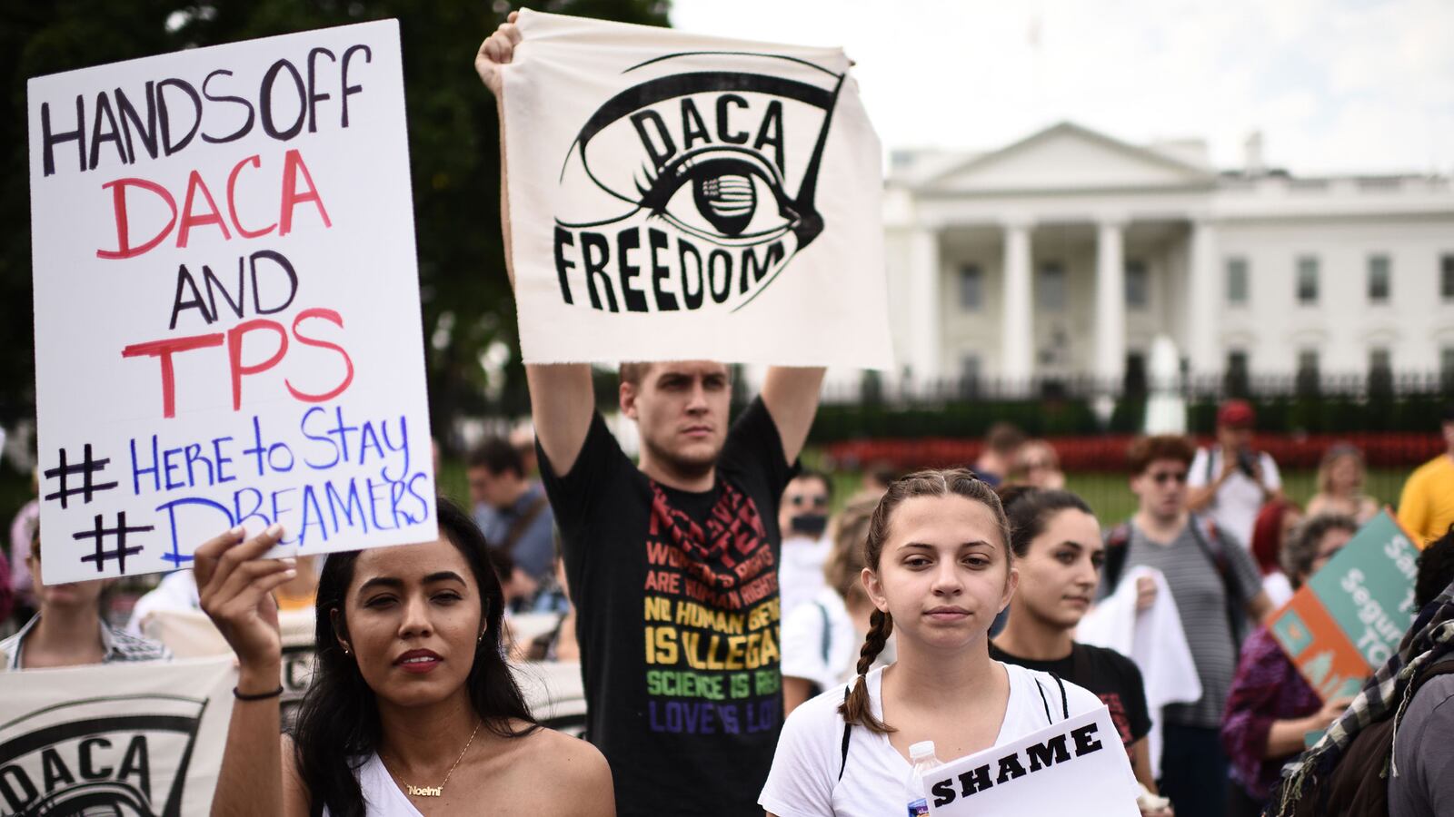 Rally in support of the Deferred Action for Childhood Arrivals (DACA)