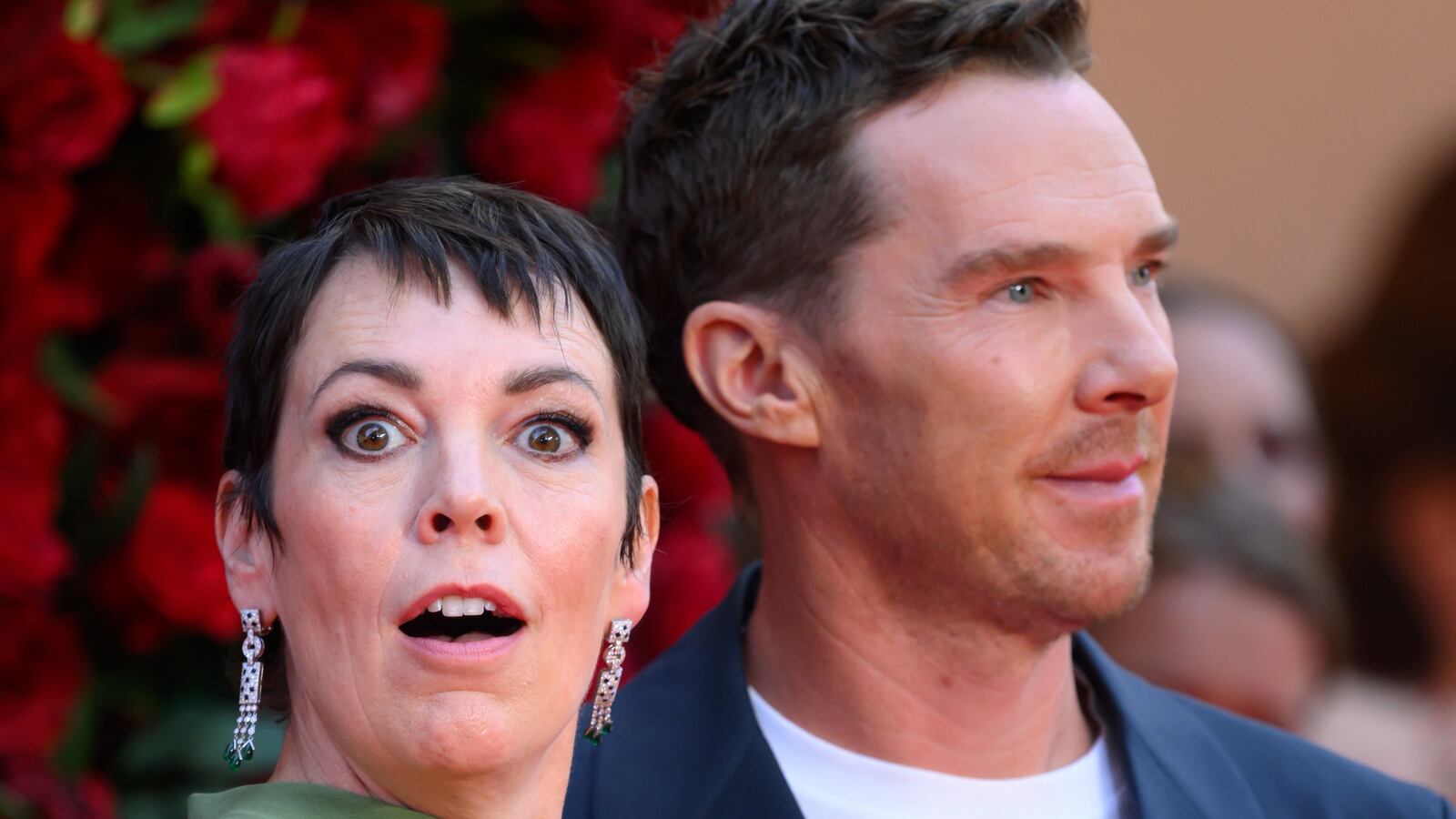 Olivia Colman and Benedict Cumberbatch