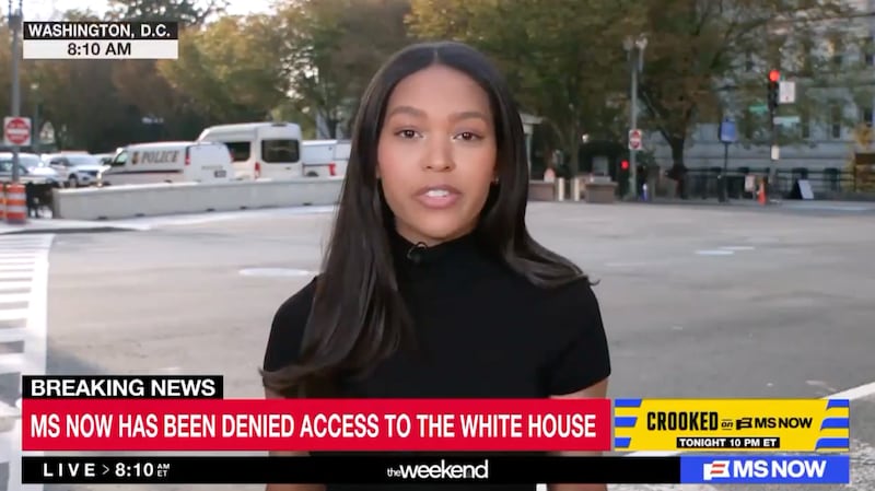 MS NOW reporter Akayla Gardner.