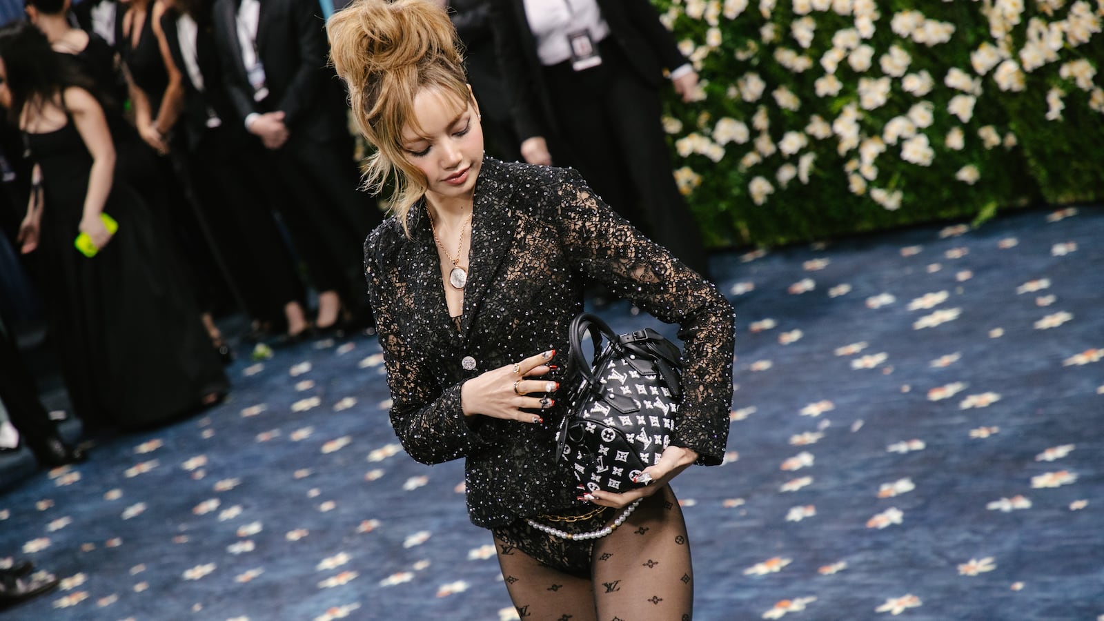 Lisa at The 2025 Met Gala Celebrating "Superfine: Tailoring Black Style" held at The Metropolitan Museum of Art on May 05, 2025 in New York, New York. (Photo by Lexie Moreland/WWD via Getty Images)