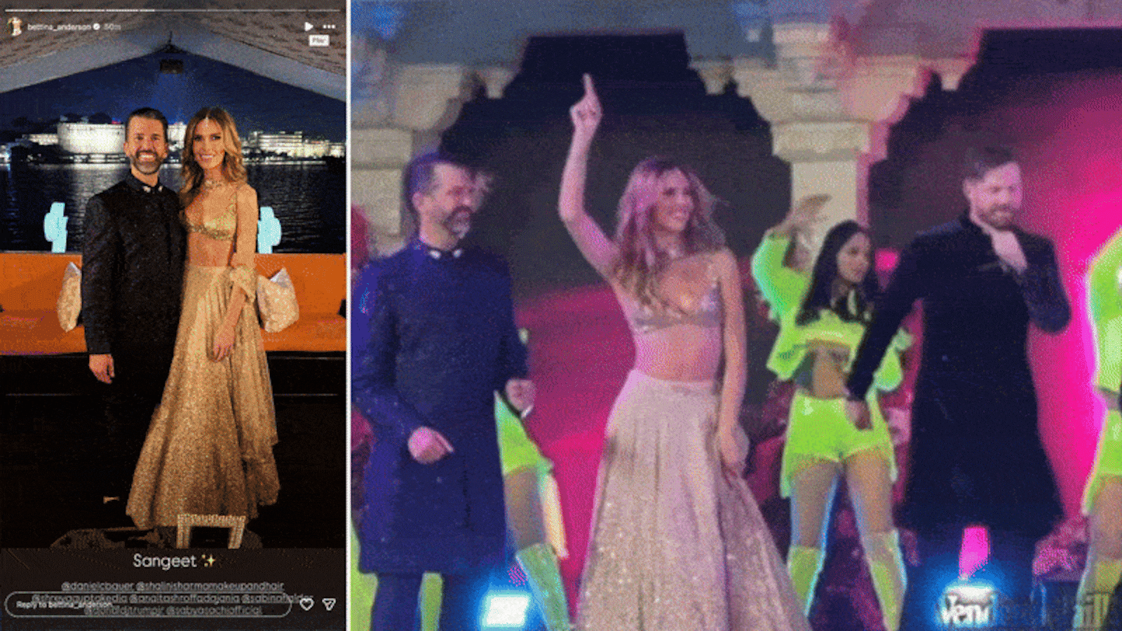 Donald Trump Jr. and Bettina Anderson