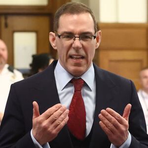 Special prosecutor Hank Brennan gives his opening argument at Karen Read's second murder trial on April 22