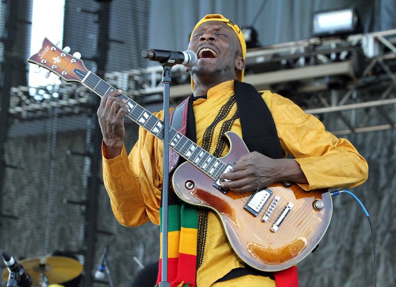 Jimmy Cliff performs at the 2010 Mile High Music Festival at Dick's Sporting Goods Park on August 15, 2010 in Commerce City, Colorado. (Photo by Taylor Hill/WireImage)