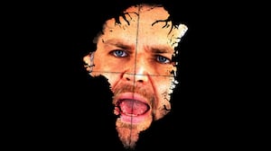 JD Vance's face inside the shape of Greenland