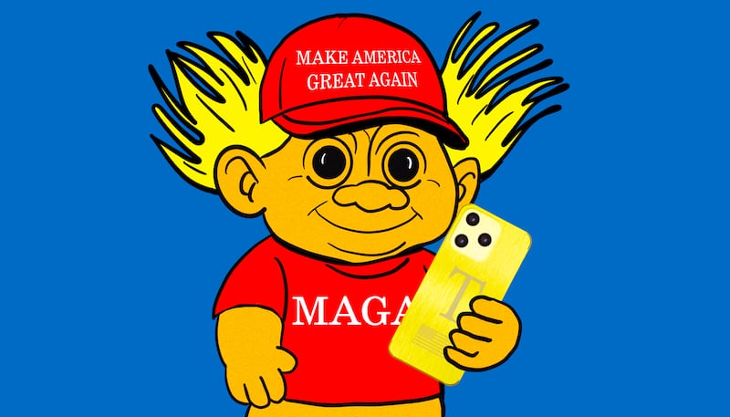 MAGA Troll illustration