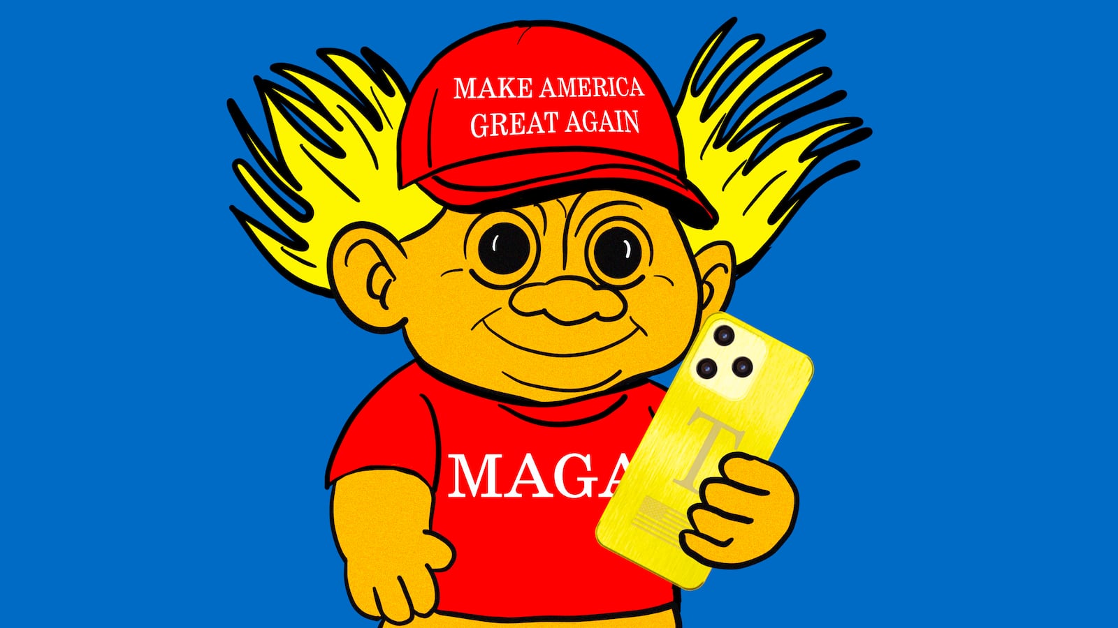 MAGA Troll illustration