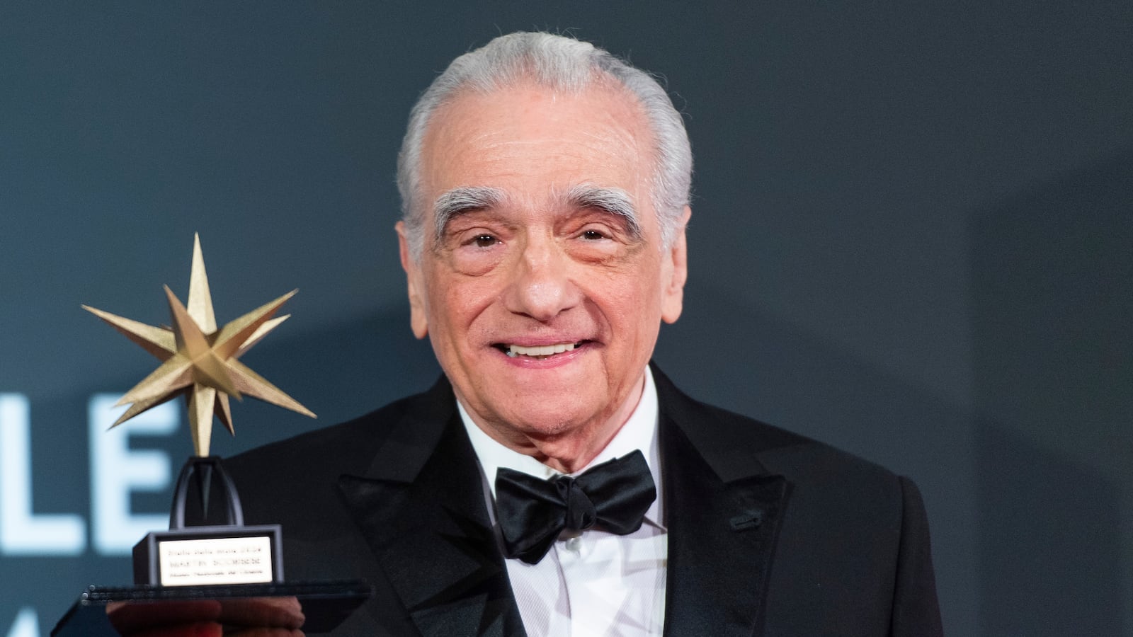 TURIN, ITALY - OCTOBER 7: Martin Scorsese receives the Premio Della Mole Award at Museo Del Cinema on October 7, 2024 in Turin, Italy. (Photo by Stefano Guidi/Getty Images)