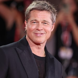 Actor Brad Pitt attends the "Wolfs" red carpet during the 81st Venice International Film Festival on September 01, 2024, in Venice, Italy.