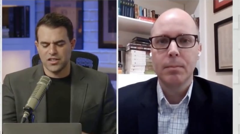 Sean and Kolvet discuss their plan for Virginia. Credit: Real America's Voice.