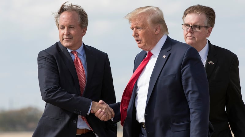 President Donald Trump is set to campaign for embattled Texas Attorney General Ken Paxton.