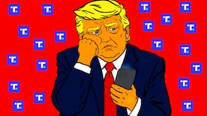 Donald Trump, Truth Social illustration