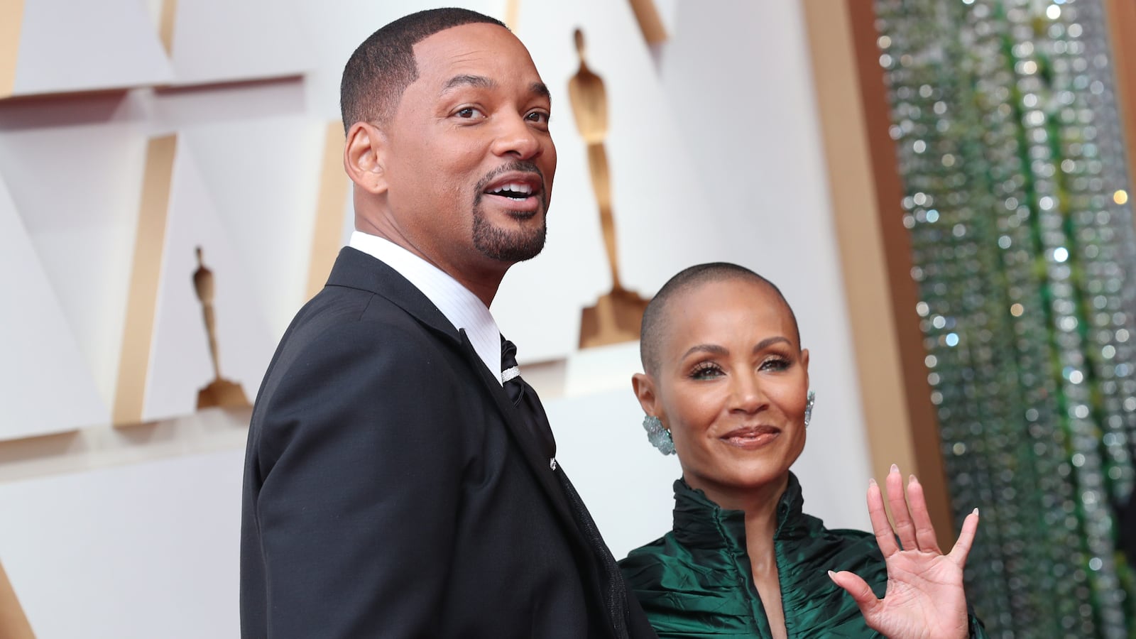Will Smith and Jada Pinkett Smith at the 2022 Oscars.