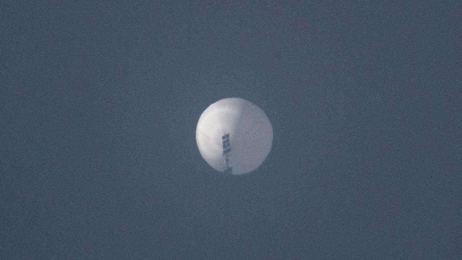 The Chinese surveillance balloon flying over Billings, Montana