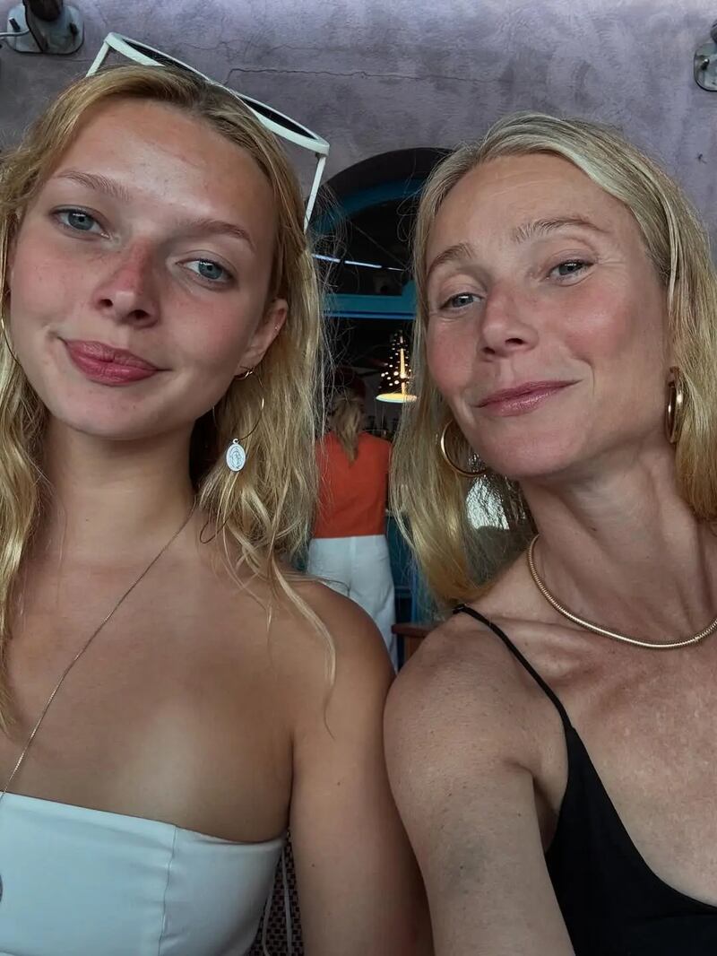 Paltrow with her daughter Apple, 21.