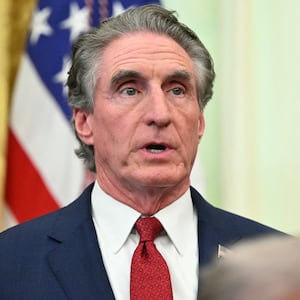 US Secretary Interior Doug Burgum speaks during an announcement on "American Nuclear innovation" in the Oval Office of the White House in Washington, DC on July 24, 2026.